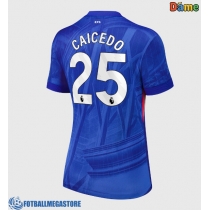 Fotballdrakt Dame Chelsea Moises Caicedo #25 Hjemmedrakt 2025-26 Kortermet